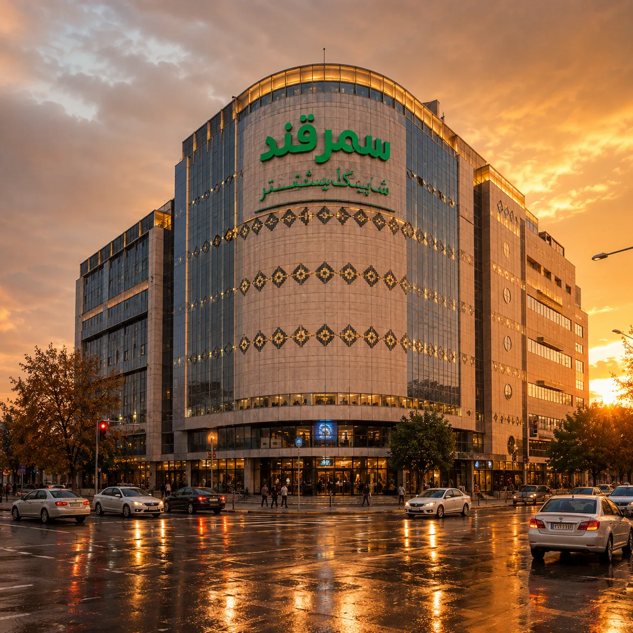 مجتمع تجاری , اداری, فرهنگی , ورزشی سمرقند